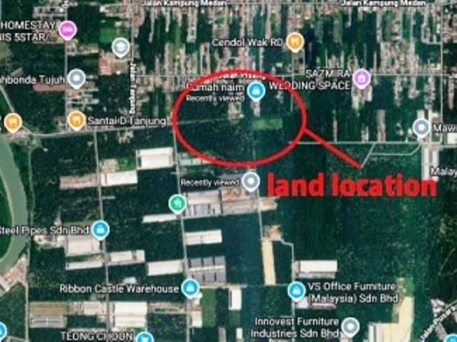 Tanah Zon Perindustrian 3.4 Ekar Telok Panglima Garang Kuala Langat Selangor Freehold