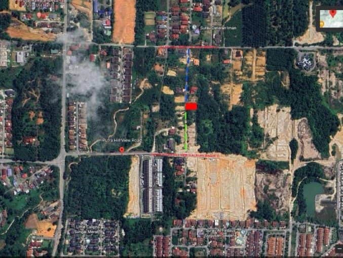 Tanah Lot Bangunan Putra Hill View Desa Putra Kajang Selangor 7868 Sqft Freehold
