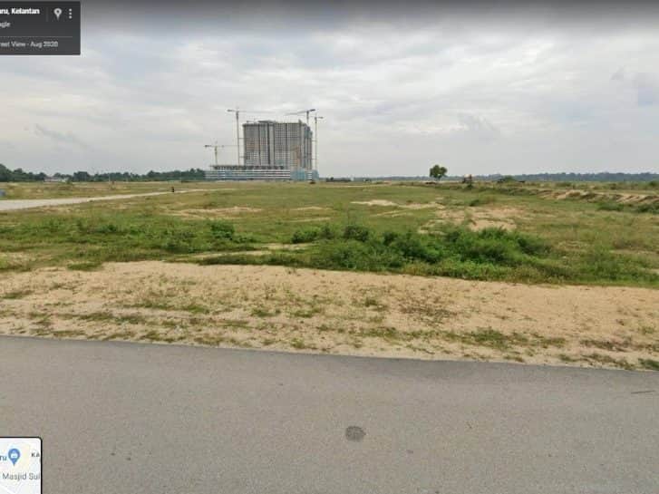Tanah Besar Berhampiran AEON Kota Bharu Kelantan Potensi Komersial Freehold 140124 Sqft