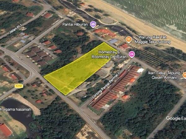 Tanah Pertanian Tepi Pantai Hiburan Kuala Rompin Pahang 2.8 Ekar Freehold