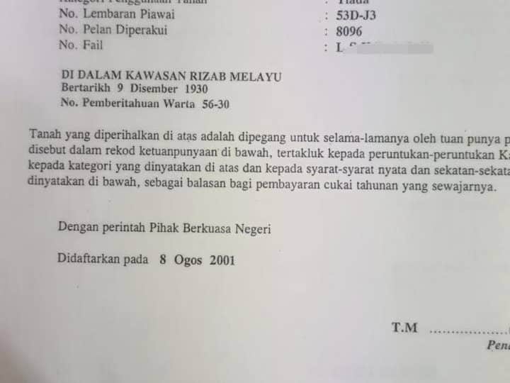 Tanah Komersial 2,942 Kaki Persegi Freehold Kota Bharu Kelantan